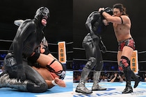 【新日本】H.O.Tのシュン始動 無法連係で小島に完勝、TAKESHITAはTV王座戦を提案