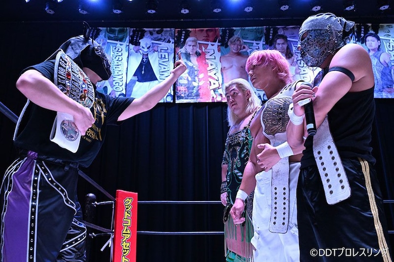 【DDT】KANON&納谷&ビエントがペールユース返り討ちでKO-D6人タッグ初防衛 9・21後楽園でダムネーションT.Aが挑戦