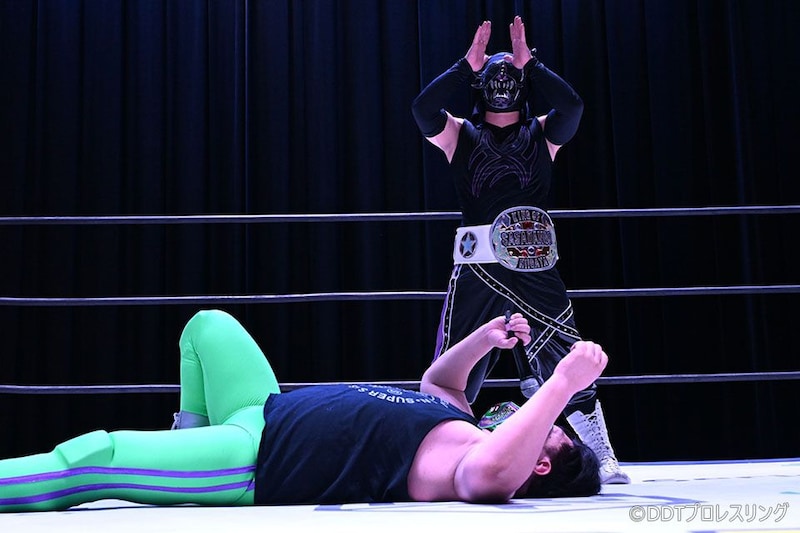 【DDT】イルシオンがササダンゴから「ササダンゴベルト」を奪取