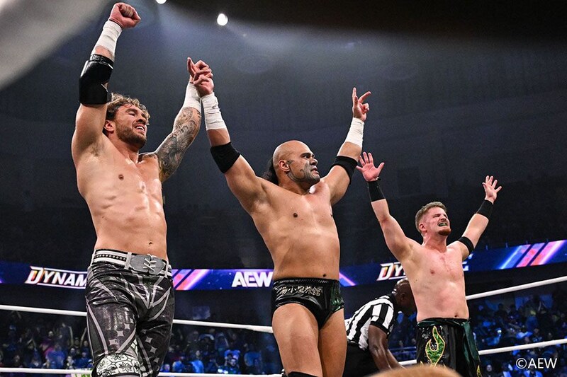 【AEW】HENARE&アキラがAEW参戦 オスプレイとのトリオでDCFに快勝