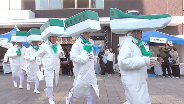 「連結している首の痛さが問題となっております！」北海道新幹線10周年で10年ぶりに復活！平均年齢53歳「はやぶさPR隊」首腰の痛み乗り越え熱い走行を披露