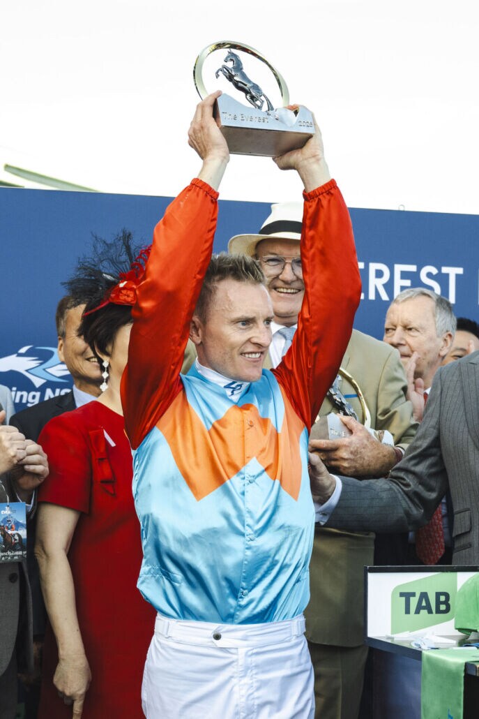 【豪ジ・エベレスト】賞金6億円超を獲得！パートン「僕のキャリアで一番の瞬間」…香港の快速馬カーインライジング14連勝で盤石V