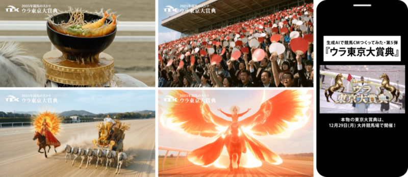 【TCK】生成AIが描く“裏の東京大賞典”…年末G1を彩る最新WEB CM公開