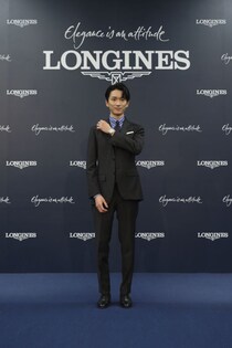 坂井瑠星、「ロンジン アーカイブ展〜時を紡ぐウォッチメイキングの軌跡〜」発表イベントに登場