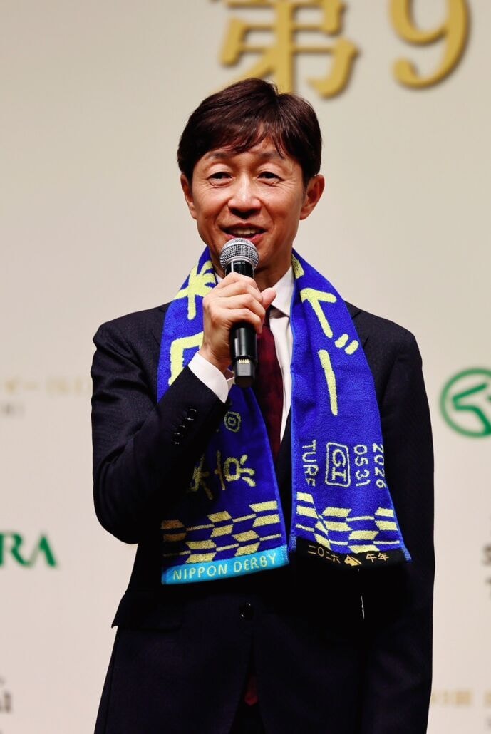武豊＆竹内涼真、“フラミンゴ談義”でまさかの盛り上がり「夜すごい叫んでるんです」…日本ダービーPR発表会