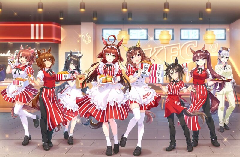 『ウマ娘』ゴルシがカーネル・サンダース姿に！？KFCコラボ開幕、限定衣装「KFC親善大使ゴルシ」登場