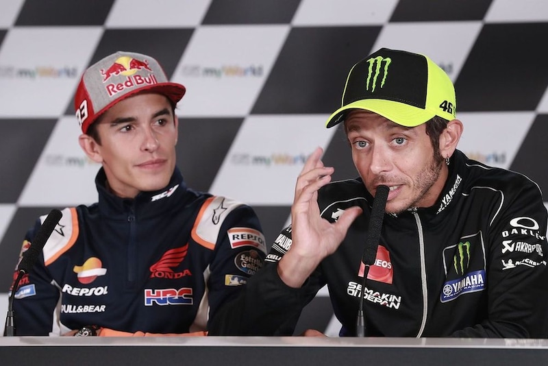 【MotoGP】ロッシ、ライバルリストからマルケス省く……仇敵マルク側は眼中になし？「タイトル争ったことないから」