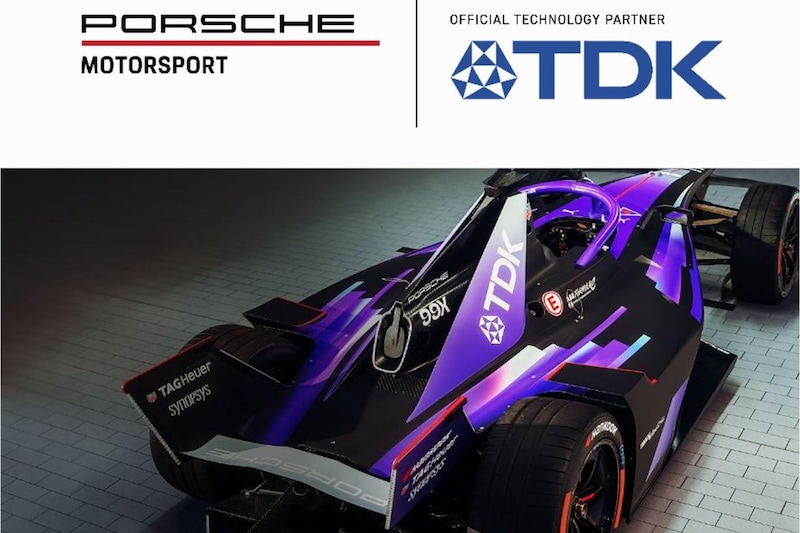 TDK、ポルシェモータースポーツと技術提携。フォーミュラEチームのテクノロジーパートナーに