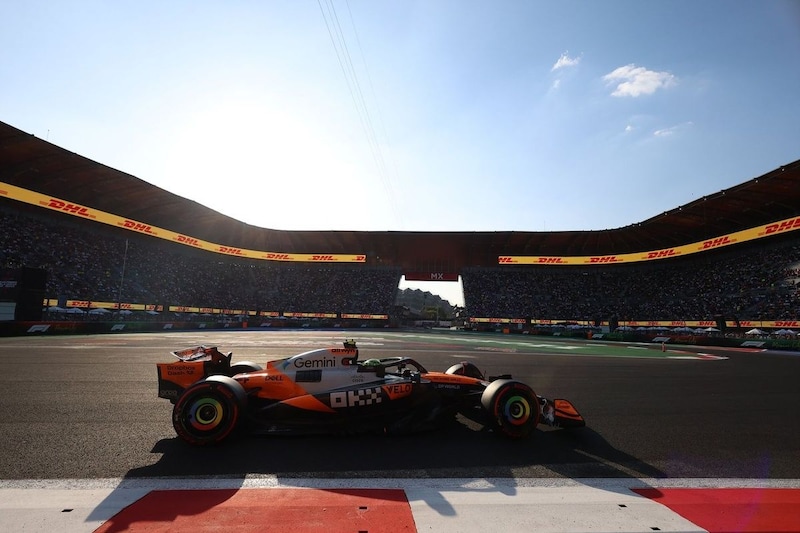 マクラーレン、メキシコ初日は”まずまず”？　ノリス「バランスが全体的に不安定。少し後れを取っている」