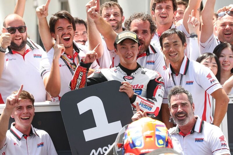 古里太陽、Moto3初優勝は「”やっと勝てた”が正直な気持ち」今後はほっと一安心してレースへ｜MotoGPマレーシアGP