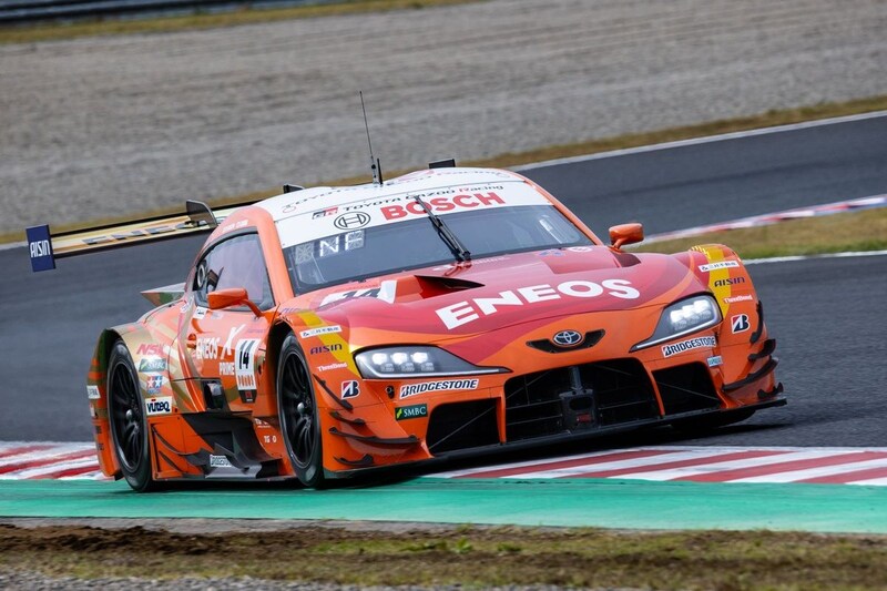 逆転王座の急先鋒、ENEOSスープラが首位発進。au TOMSは4番手、STANLEYが5番手｜スーパーGT最終戦