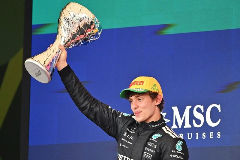 19歳の新人アントネッリ、自己最高2位フィニッシュ。未経験サーキットの方が速いのはなぜ？　メルセデス代表が考察