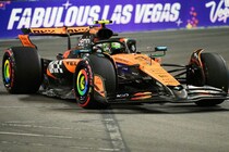 また排水溝のフタで赤旗？　ノリスがトップタイム、消化不良のセッションで角田15番手｜F1ラスベガスGP FP2