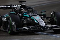 ウエットからドライのFP3、ラッセルがトップ。角田裕毅は黄旗の影響受け18番手｜F1ラスベガスGP