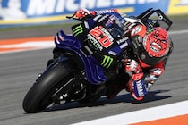 クアルタラロ、2025年シーズンは10点満点中の5点？　ヤマハでただひとり速さ見せるも「記憶に残るようなことは何もなかった」