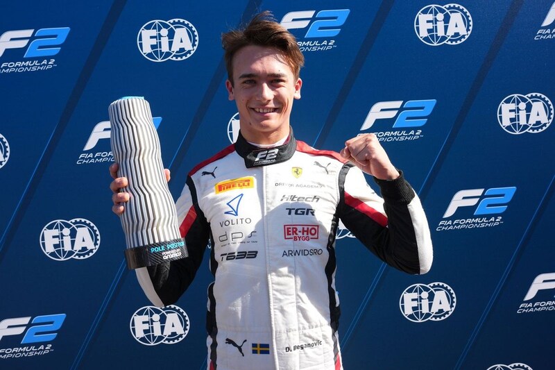 フェラーリ育成ベガノビッチが独走優勝。2度のセーフティカー出動もライバル寄せ付けず|FIA F2バクー スプリントレース
