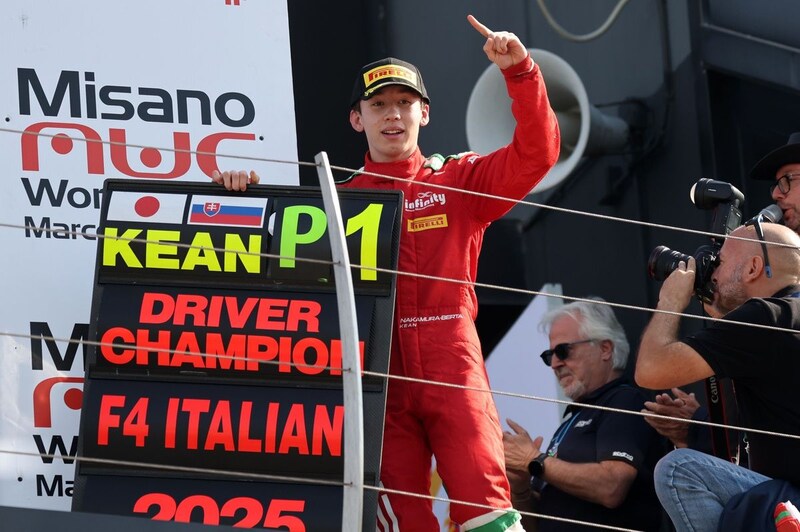 ウイリアムズに新たな日本勢。イタリアF4王者の中村紀庵ベルタが育成プログラム加入、今季はフォーミュラ・リージョナルに参戦