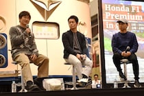 ホンダ、昨年末に京都で開催した「Premium Night」の様子を動画で公開。角田裕毅、岩佐歩夢、山本尚貴が登場……レッドブルとレーシングブルズのマシンの違い等を語る