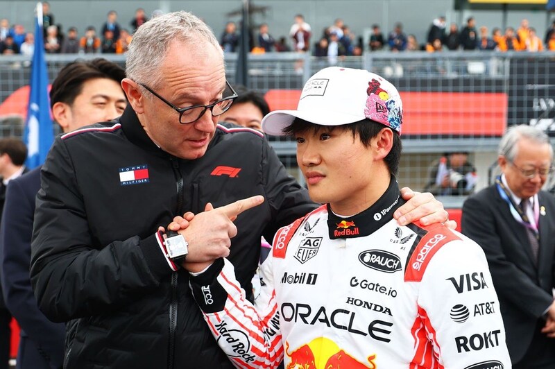 F1のステファノ・ドメニカリCEO来日！　角田裕毅の”復活”に期待「彼にもう一度チャンスを掴んで欲しい」