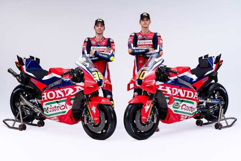ホンダMotoGP、2026年シーズンのマシンカラーリングを発表。トリコロールカラーが今年も継続