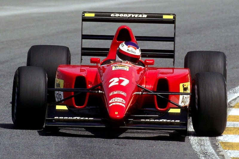 まるでジェット戦闘機……ジャン・アレジ所有のフェラーリF92Aが、約5億4000万円で落札