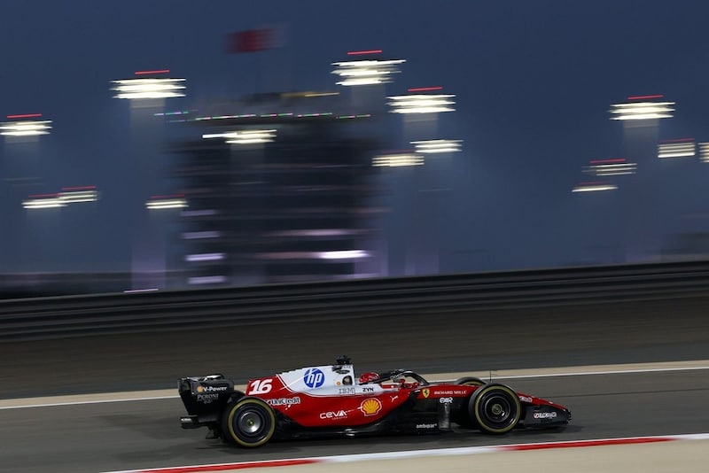 バーレーンF1テスト2日目午後:ルクレールが午前のタイムでトップ。アストン・ホンダは98周