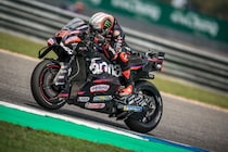 【MotoGP】「パニックになる必要はない」弟マルケス、驚速アプリリアの走り見ても冷静。兄はベッツェッキ本命視