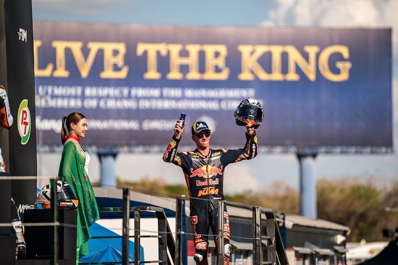 【MotoGP】ダブル表彰台アコスタ、ランキング首位で開幕戦終える「トップを楽しみたいし、できるだけ続くといいね」