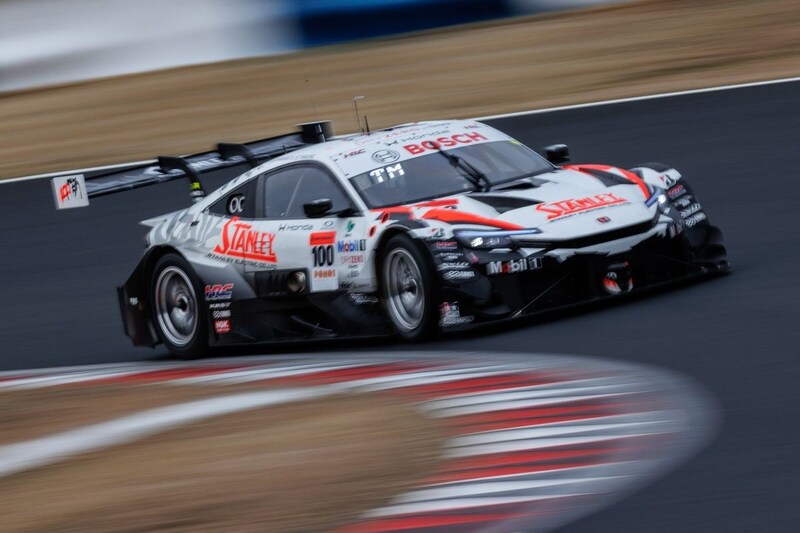 au TOMSが3連続トップタイム。僅差の2番手にSTANLEYプレリュード|スーパーGT岡山公式テスト:2日目午前タイム結果