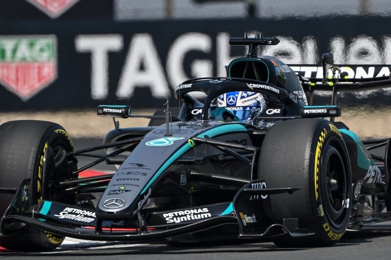 メルセデス強さ変わらず、ラッセル首位。アストン・ホンダはトラブルなく周回重ねる｜F1中国GPフリー走行