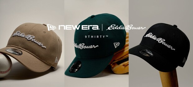 Eddie Bauer×NEW ERA®の強力タッグ再び!名作コラボキャップ『9THIRTY™』が待望の復刻!