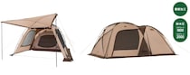 【夏キャンプの暑さ対策に】LOGOSの6人用2ルームテントが登場！大型窓で風通し◎