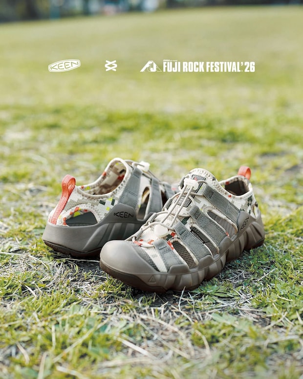 【フジロック'26×KEEN】限定サンダル『Hyperport H2』が発売！（コラボ第7弾）