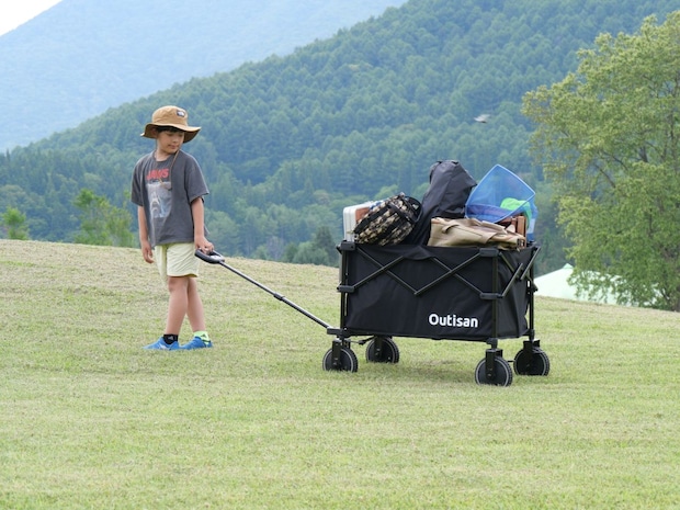 休日の「荷物多すぎ問題」、もう限界!Outisan「e-Wagon Lite」を4人家族で実機レビュー