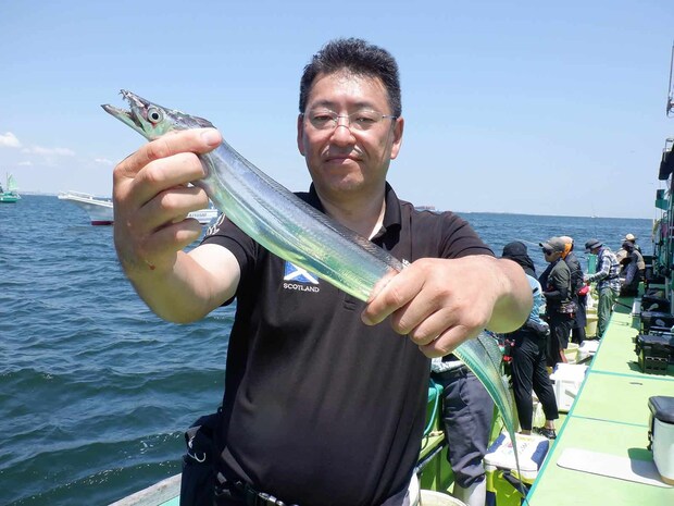 「小さめのタチウオでも結構良い引きするんですよ！」 &copy;釣りビジョン