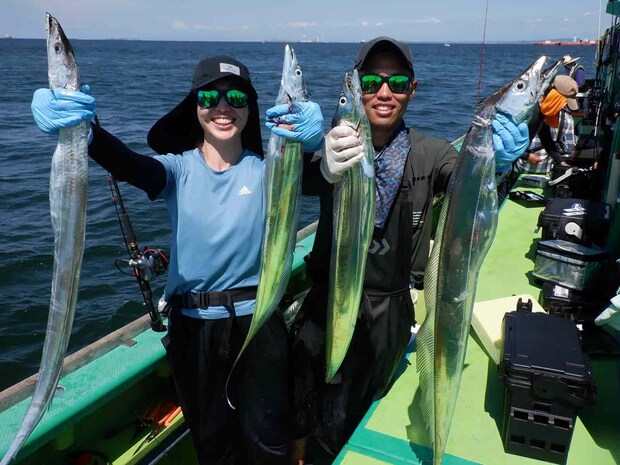 夫婦釣行で釣果充実！ご夫妻ワンツーフィニッシュ！ ©釣りビジョン