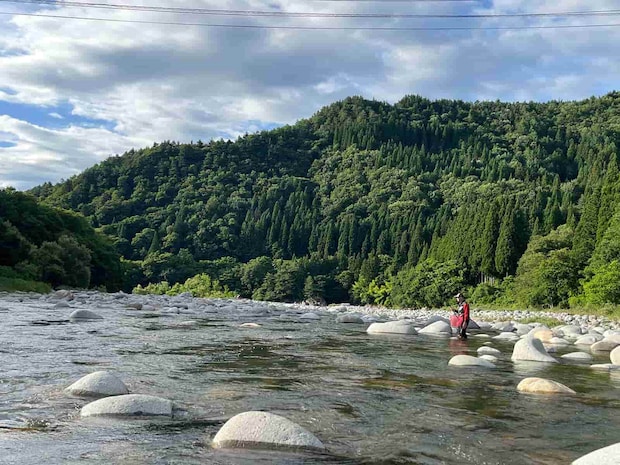 アニキも下流から合流！ &copy;釣りビジョン