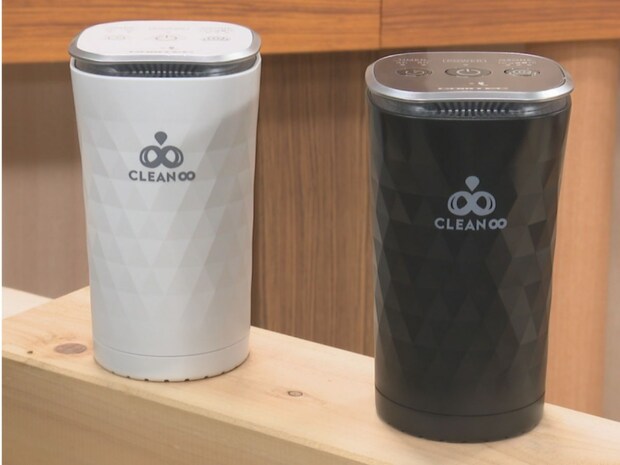 <b>クリーンエイト</b>
■スペック／入力電源：DC 5V （USB　TYPE-C）、最大消費電流：USB電源動作時・2.1A以下（充電含む）/バッテリー動作時・600mA以下、バッテリー：約2.5時間で満充電（30分充電で4h動作/60分充電で8h動作）、オゾン発生量：11mg/h （オゾン出力設定に合わせて間欠動作）、動作温度範囲：-10℃〜60℃