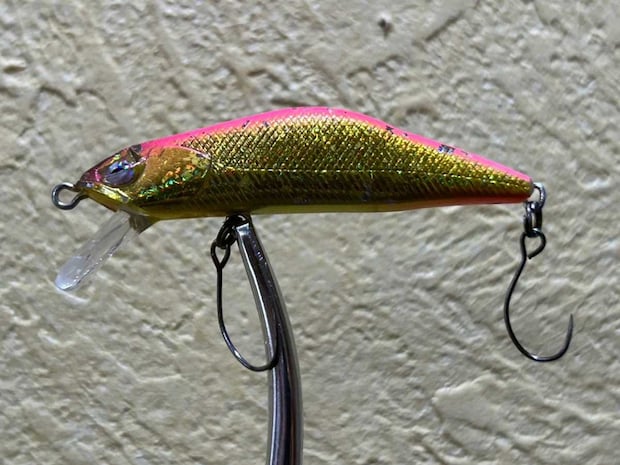 【ティーグラヴィッツ50S】のスペック＝サイズ：50mm、ウエイト：4.5g、タイプ：シンキング。&copy;釣りビジョン