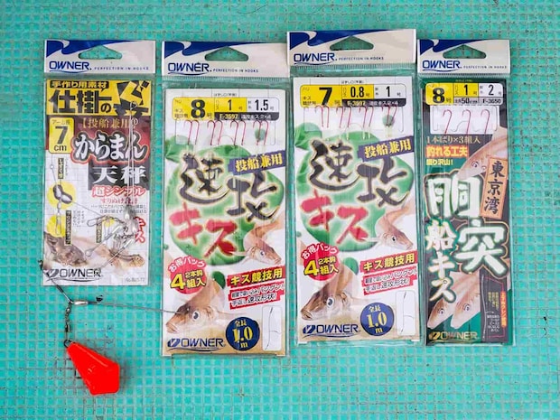 浅場で広範囲を探る場合、天秤仕掛けが有利。 ©釣りビジョン