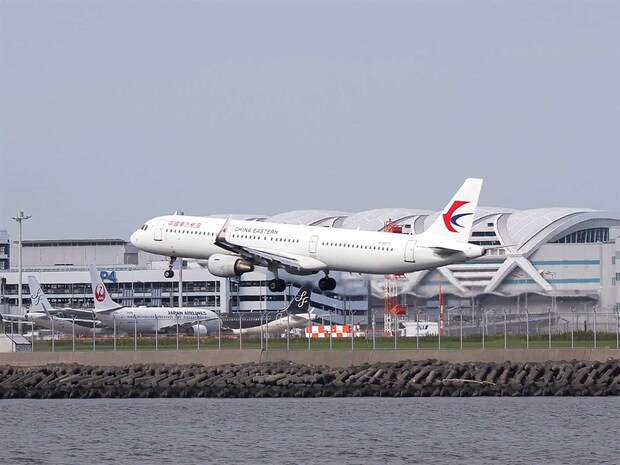 釣り人の特権。海側から離発着が見える。 &copy;釣りビジョン