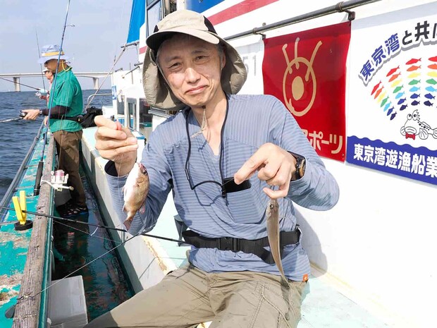 豊かな海という感じで小型マダイもヒットして来た。 &copy;釣りビジョン