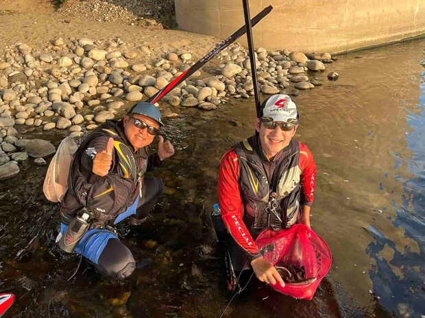 大いに神通鮎に遊んでもらった1日は「楽しかった！」の一言に尽きる！ &copy;釣りビジョン