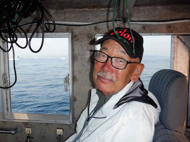 お世話になった『第十渡辺丸』渡辺英雄船長。 &copy;釣りビジョン