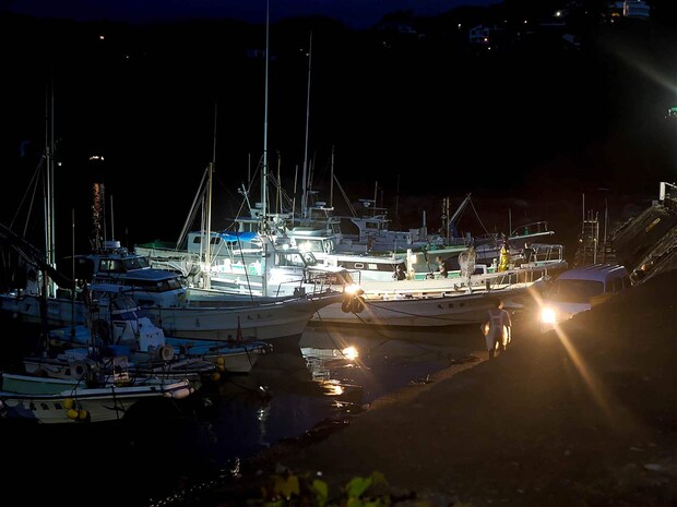 港に駐車場がある。 &copy;釣りビジョン