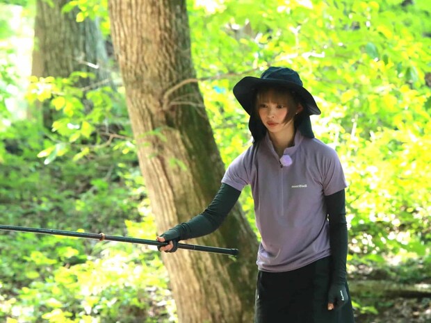 集中MAXの最上もが。当然のように無言。©釣りビジョン