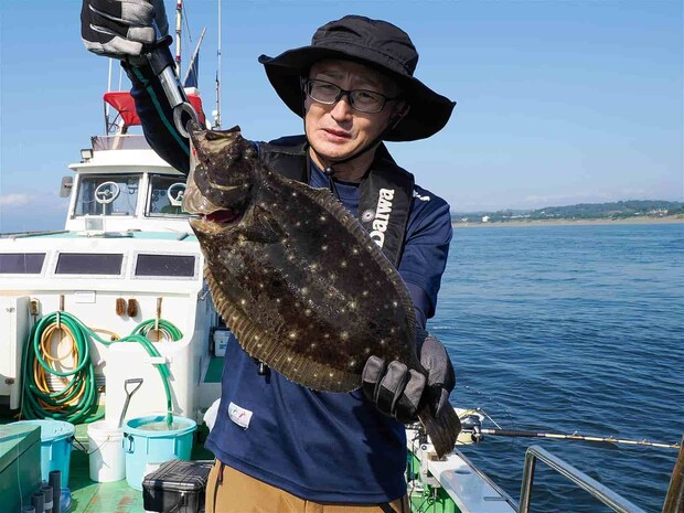 上がったのはヒラメ。 &copy;釣りビジョン