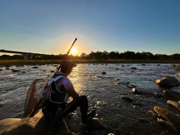 尺鮎への道は遠し！簡単ではないからこそロマンがある！負けてたまるか！その手に夢を掴むまで！ &copy;釣りビジョン