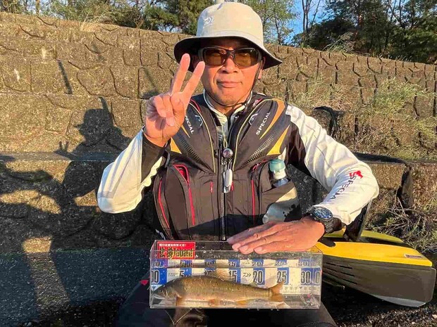 本日1尾目が今日のビックワン！ &copy;釣りビジョン