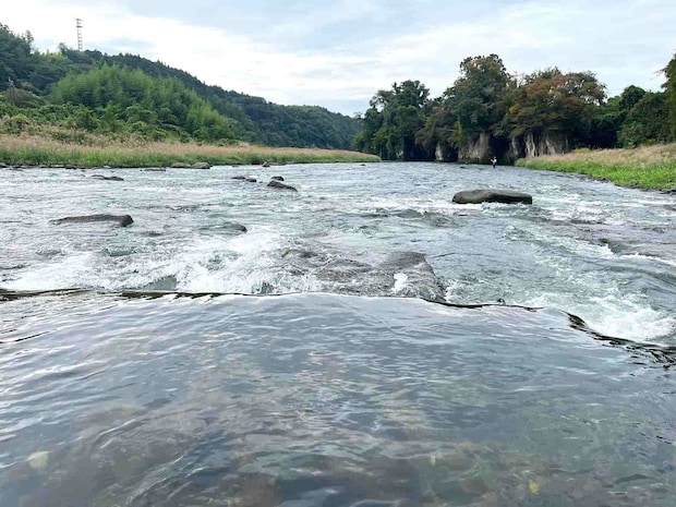 この瀬は青ノロが多く中々釣るのが難しい！ &copy;釣りビジョン